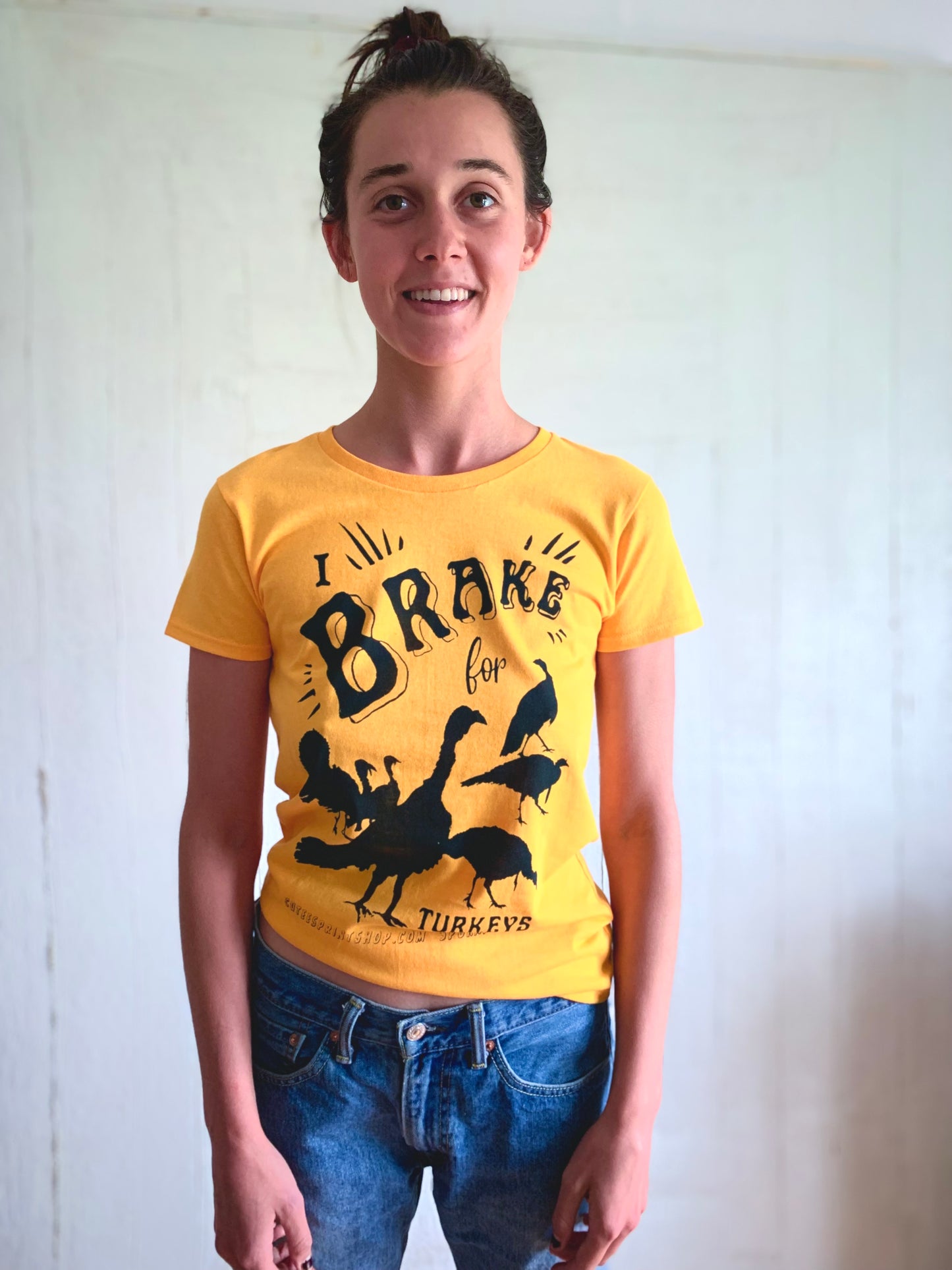 "I Brake For Turkeys" Cute Fit